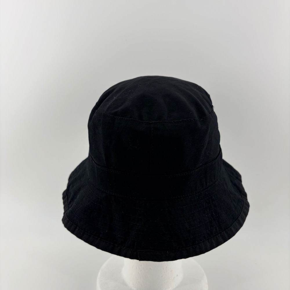 FootJoy DryJoys Mens Black Golf Bucket Hat Medium FJ Embroidered Sun Rain Cap - Picture 3 of 5